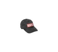 Marvel Casquette Baseball Logo Red And White Washed