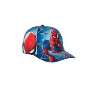 Marvel Chapeau de Baseball avec visière pour enfants et adolescents, Spiderman, bleu, imprimé all-Over, bleu, 54