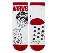 Marvel Chaussettes antidérapantes enfant Avengers en éponge Tg.27/30 coton d'hiver 6878, gris clair (ral 7035), 27-30