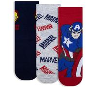 Marvel Chaussettes enfant Avengers set 3 paires Tg.27/30 en coton chaud 6880, Multicolore 2, 27-30