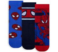 Marvel Chaussettes enfant Spiderman set 3 paires Tg.31/34 en coton chaud 6881, Multicolore 2, 31-34