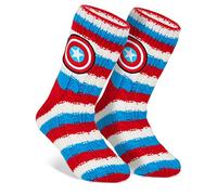 Marvel Chaussette Chausson Homme, Chaussettes Fantaisie en Polaire (Multi)