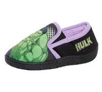 Marvel Chaussons Garçon Incredible Hulk pour Enfants Garçons Slippers Doublés de Polaire