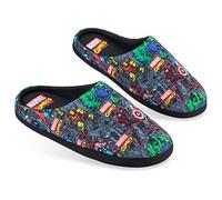 Marvel Chaussons Homme Pantoufles Fantaisie Super Héros Avengers (39 EU, Multicolore)