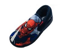 Marvel Chaussons Spiderman pour garçon, bleu marine, taille 2 UK, 34 EU