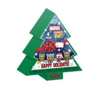 Marvel Christmas Tree Happy Holidays Box (4 Pieces) Pop Pocket Porte-Clé Funko