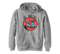 Marvel Classic - Be Amazing YTH Hoodie Heather Grey 12/13