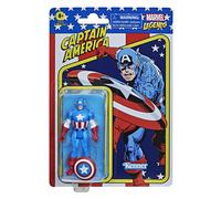 Marvel Classic Hasbro Marvel Legends Retro - Figurine Captain America De 9,5 Cm