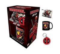 Marvel Coffret Cadeau - Mug, Dessous de Verre, Porte-Clef - Deadpool
