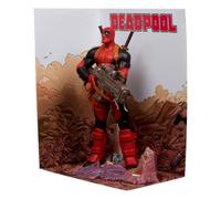 McFarlane Toys - Marvel Deadpool 1:6ème collection avec scène et bande dessinée (Deadpool #1)