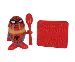 Marvel comic gifts PP3447MC Marv Comics Spiderman Egg Cup, Plastique, Multicolore, 14 x 20 x 6 cm
