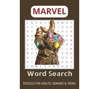 Marvel Comic Puzzle Book: Word Searches with Easy to Read Print about Marvel, Comic Characters and More I 6x9 inches, 110 pages I 50+ Puzzles...Gift for Vacations, Holidays and Free Times