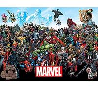Marvel Comics AFWDC99847 Toile Imprimée, Multicolore, 60 x 80 cm