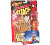 Marvel Comics - Année 1998: Ensemble de figurines 6 pouces haut Spider-Man Sneak Attack - MADAME WEB avec capteur Tech-Web et action de capture d’araignées sauteuses plus un bonus d’attaques d’attaque
