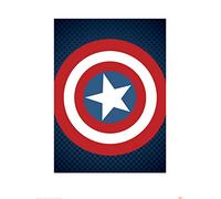 Marvel Comics Avengers Assemble (Captain America Shield) 60 x 80 cm Toile Imprimée