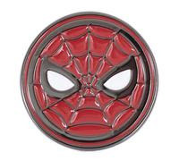 Marvel Comics Badge à épingle en émail Motif Spider-Man 8 cm x 8 cm Produit officiel, taille unique, Émail, métal, argent, Pas de gemme