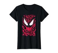 Marvel Comics Carnage Evil Eyes T-Shirt, Femme, Noir, 3XL