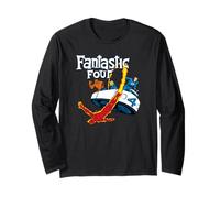 Marvel Comics Fantastic Four Fantasticar Retro Manche Longue