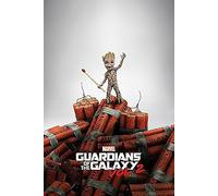 Marvel Comics Guardians Of The Galaxy Vol. 2 (Groot Dynamite) 61 x 91.5 cm Maxi Poster