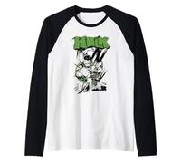 Marvel Comics Hulk Punch Smudge Manche Raglan