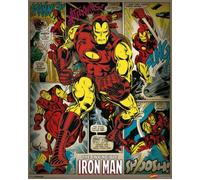 Marvel Comics - Iron Man Retro - 40x50cm - Affiche / Poster