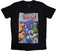 Marvel Comics - "Iron Man vs Dr Doom" T-shirt unie homme/femme RO12943 (L) (Noir)
