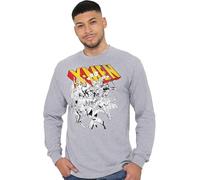 Marvel Comics Long Sleeve T 62 X-Men Rétro 2X Grand. Unisex