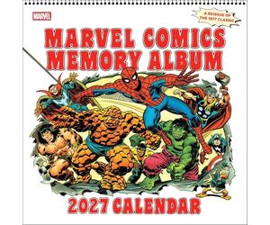 Marvel Comics Memory Album 2027 Wall Calendar: A Reissue of the 1977 Classic