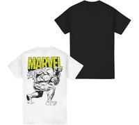Marvel Comics Mens 2 Pack T-Shirts Hulk Petit Male