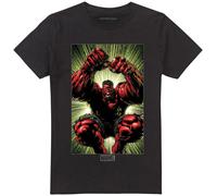 Marvel Comics Mens T-Shirt Red Hulk Leap Small Male
