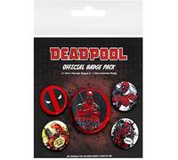 Pyramid International Deadpool Pack Badge, Multicolore, 10 x 12,5 x 1,3 cm