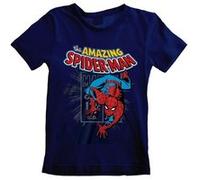 Marvel Comics pour enfants The Amazing Spider-Man T-shirt bleu: 7-8 ans Bleu G