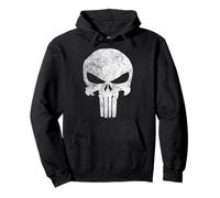 Marvel Comics Punisher Skull Symbol Distressed Sweat à Capuche