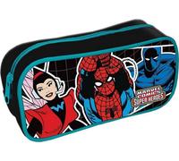 Marvel Comics - Rectangle - Étui à crayons "Energisé" PM10717 (22 cm x 6 cm x 10,5 cm) (Bleu/Noir/Rouge)