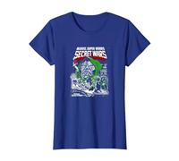 Marvel Comics Secret Wars Dr Doom T-Shirt, Femme, Bleu Royal, XS