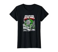 Marvel Comics Secret Wars Dr Doom T-Shirt, Femme, Noir, 3XL