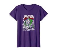 Marvel Comics Secret Wars Dr Doom T-Shirt, Femme, Violet, XS