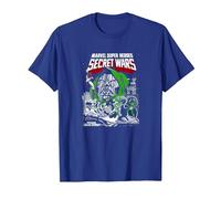 Marvel Comics Secret Wars Dr Doom T-Shirt, Homme, Bleu Royal, 3XL