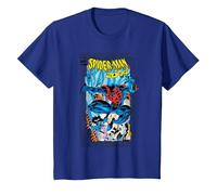 Marvel Comics Spider-Man 2099 Comic Cover 90s T-Shirt, Enfant, Bleu Royal, 10 Ans
