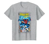Marvel Comics Spider-Man 2099 Comic Cover 90s T-Shirt, Enfant, Gris Chiné, 10 Ans