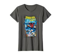 Marvel Comics Spider-Man 2099 Comic Cover 90s T-Shirt, Femme, Asphalte, M