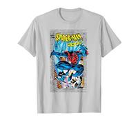 Marvel Comics Spider-Man 2099 Comic Cover 90s T-Shirt, Homme, Argent, 3XL