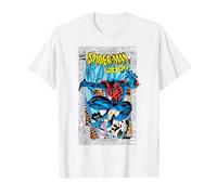 Marvel Comics Spider-Man 2099 Comic Cover 90s T-Shirt, Homme, Blanc, 5XL