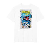 Marvel Comics Spider-Man 2099 Comic Cover 90s T-Shirt, Homme Grandes Tailles, Blanc, 5X Tall
