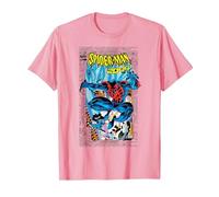 Marvel Comics Spider-Man 2099 Comic Cover 90s T-Shirt, Homme, Rose, XXL