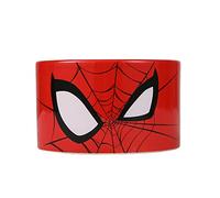 Marvel Comics Spiderman Gamelle en céramique pour Chien de 15,2 cm | Bol en céramique Rouge avec détails Officiels Marvel Spiderman | Gamelle à Nourriture ou à Eau pour Nourriture sèche et Humide |