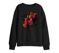 Marvel Comics - Sweat motif Hulk rouge motif/style Feu - Enfant (TV29940)