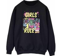 Marvel Comics - Sweat-shirt "Girls Rule" pour femme BI2155 (M) (Noir)