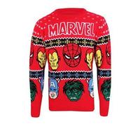 Marvel Comics Sweatshirt Christmas Jumper Face?s (s)