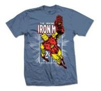 Marvel Comics T-Shirt Iron Man Stamp (S) G